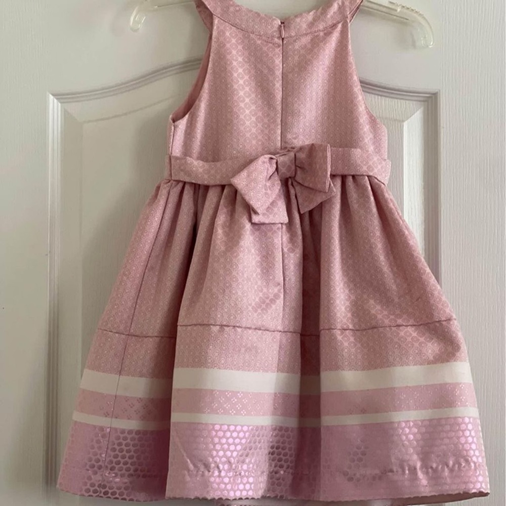 NEW TAHARI GIRLS PINK DRESS SZ 6 - Picture 2 of 3